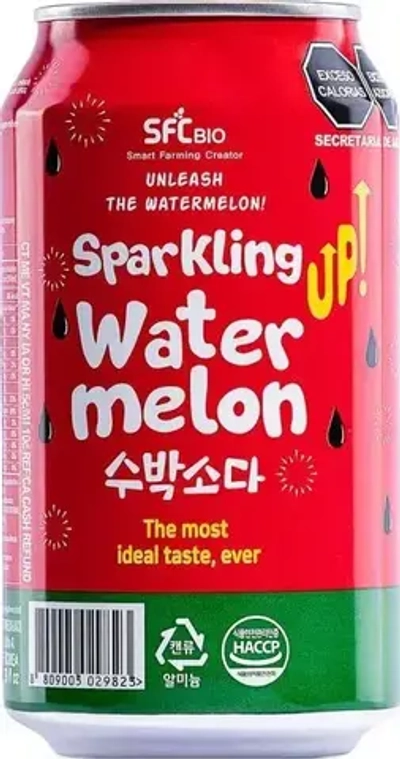 Газированный напиток Bohae Игристый Арбуз, 350 мл