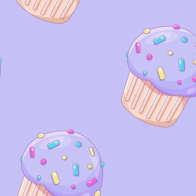Черничный капкейк, пирожное, кекс, маффин, muffin, cupcake.