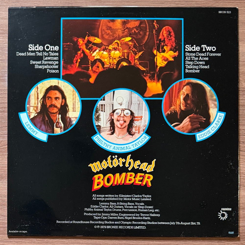 Motörhead – Bomber (Скандинавия 1979г.) Т