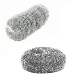 Мочалка металлическая "АСТ" 140 гр 10 шт.