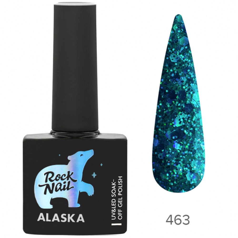 Гель-лак RockNail Alaska 463 Aurora Borealis