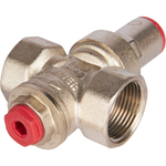 Регулятор давления поршневой ROMMER - 3/4" (ВР/ВР, PN16, Tmax 100°C, настройка 1-6 бар)