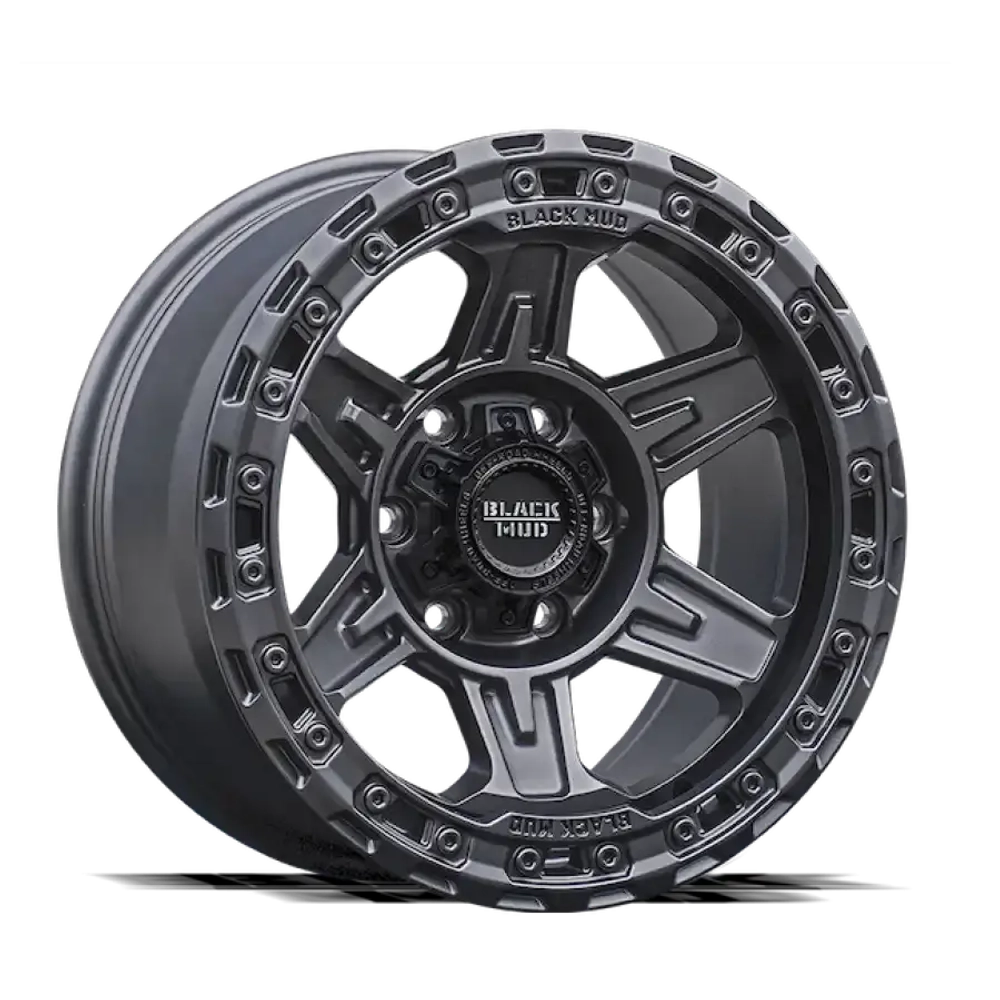 Диск колёсный литой BLACK MUD M590 R17 8,5 ЕТ0 Dark Matte Tint / Matte Gunmetal