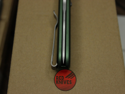 Нож Pro-Tech PDW Invictus Green - рукоять зеленая, серя кнопка и клинок