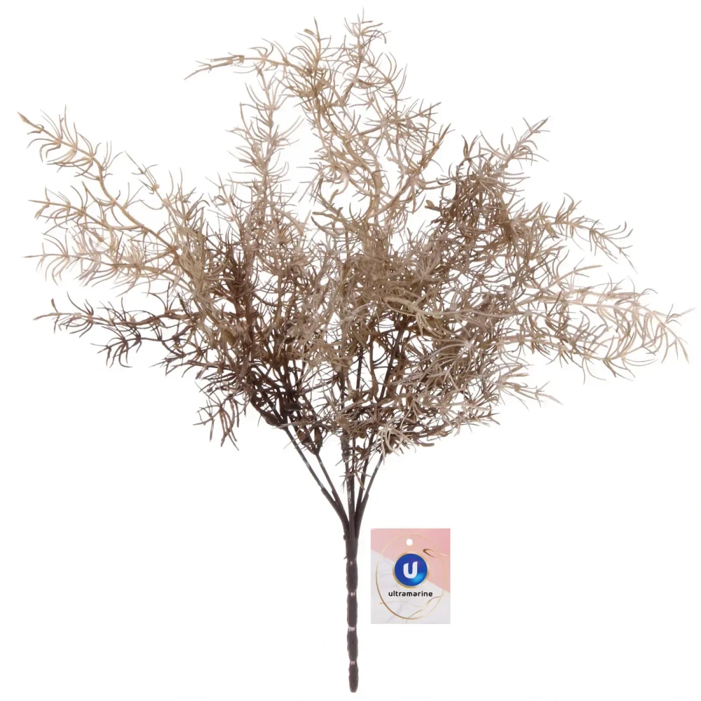 Искусственные цветы «Волшебная трава» 38см цвет коричневый