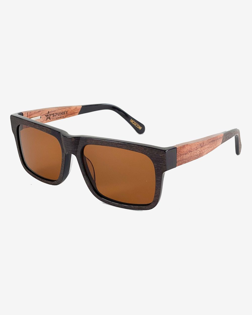 Очки солнцезащитные Spunky MARS 6 Brown Wood / Dark brown lens