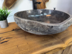 Раковина из речного камня RS-65798 53х45х15 из натурального камня