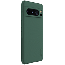 Усиленный защитный чехол зеленого цвета (Deep Green) от Nillkin для Google Pixel 8 Pro, серия Super Frosted Shield Pro