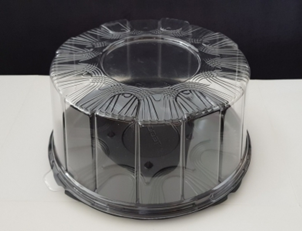 Коробка для торта пластиковая д22 см