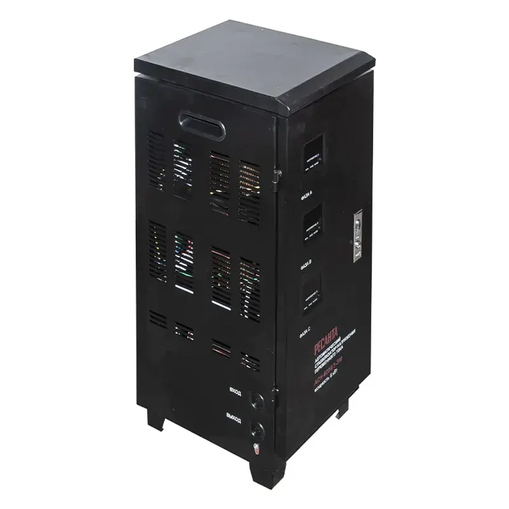 Ресанта АСН-60000/3-ЭМ трехфазный стабилизатор напряжения 63/4/10