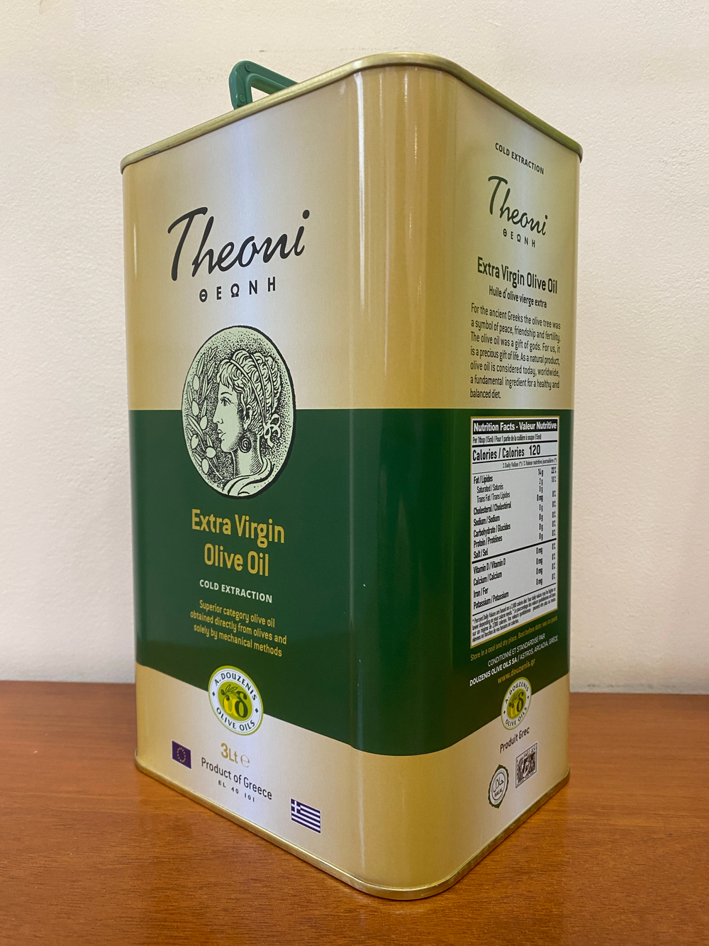 Оливковое масло Theoni, ж/б, Греция