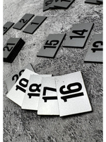 Нумерация гардеробная 1-100