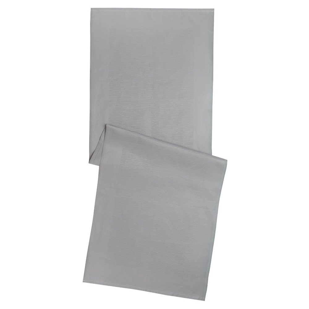 Дорожка на стол 53x150 Tkano Essential жаккардовая серая