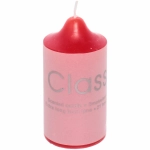 Свеча «Classic» 5*10см цвет красный ZD-102