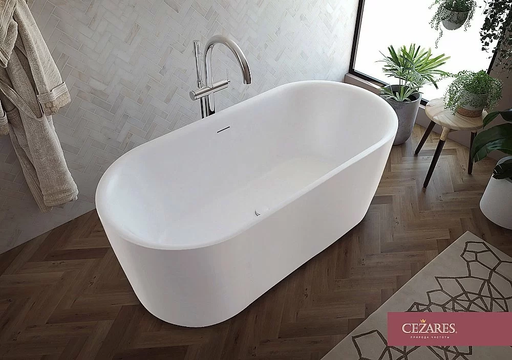 Ванна акриловая Cezares METAURO-INT-Central-180-80-60
