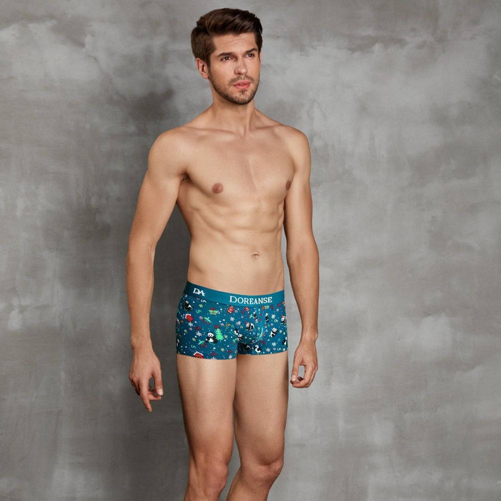 Мужские трусы боксеры зеленые Doreanse PANDA 1763