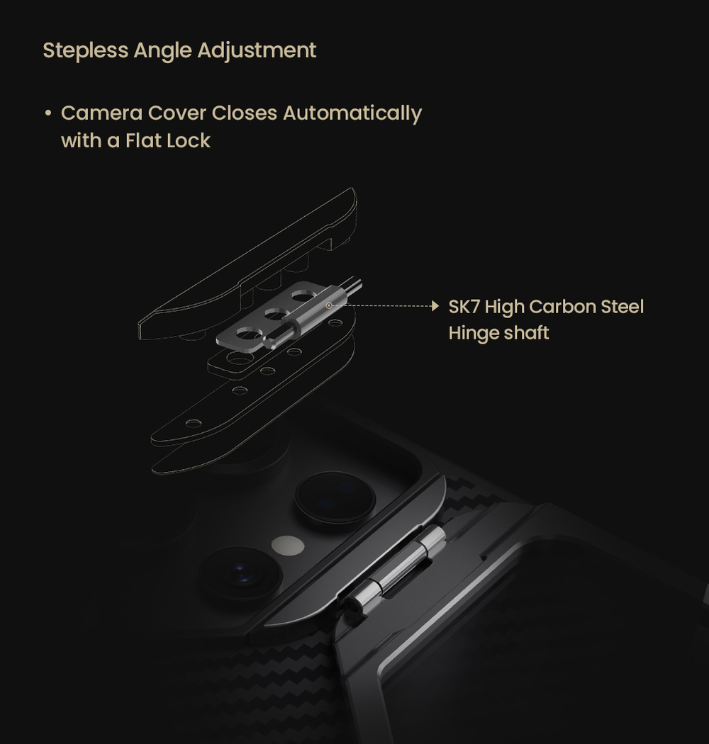 Чехол из карбона с MagSafe для Samsung Galaxy S25 Ultra, серия CarboProp Magnetic (версия с прозрачной крышкой) от Nillkin