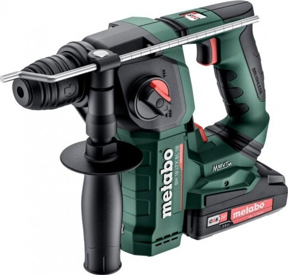 Перфоратор аккумуляторный METABO BH 18 LTX BL 16 2х2.0 Ач 600324500