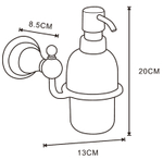 Дозатор жидкого мыла Azario ELVIA подвесной, керамический, бронза (AZ-91112Q)