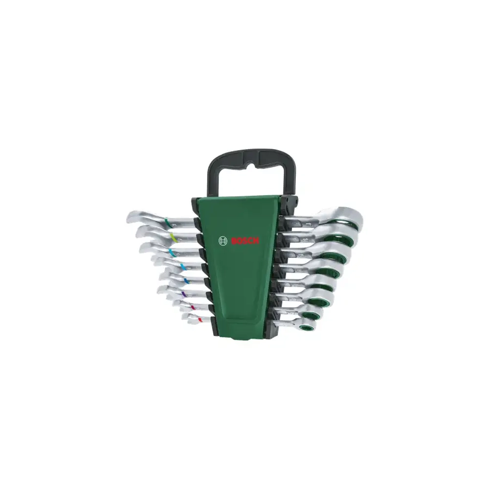 Набор комбинированных ключей с трещоткой 8 шт. BOSCH 1600A027PS