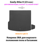 Коврики ЭВА для верхнего положения пола в багажник для Geely Atlas II (23-н.в.) комплектации Flagship и Flagship Sport