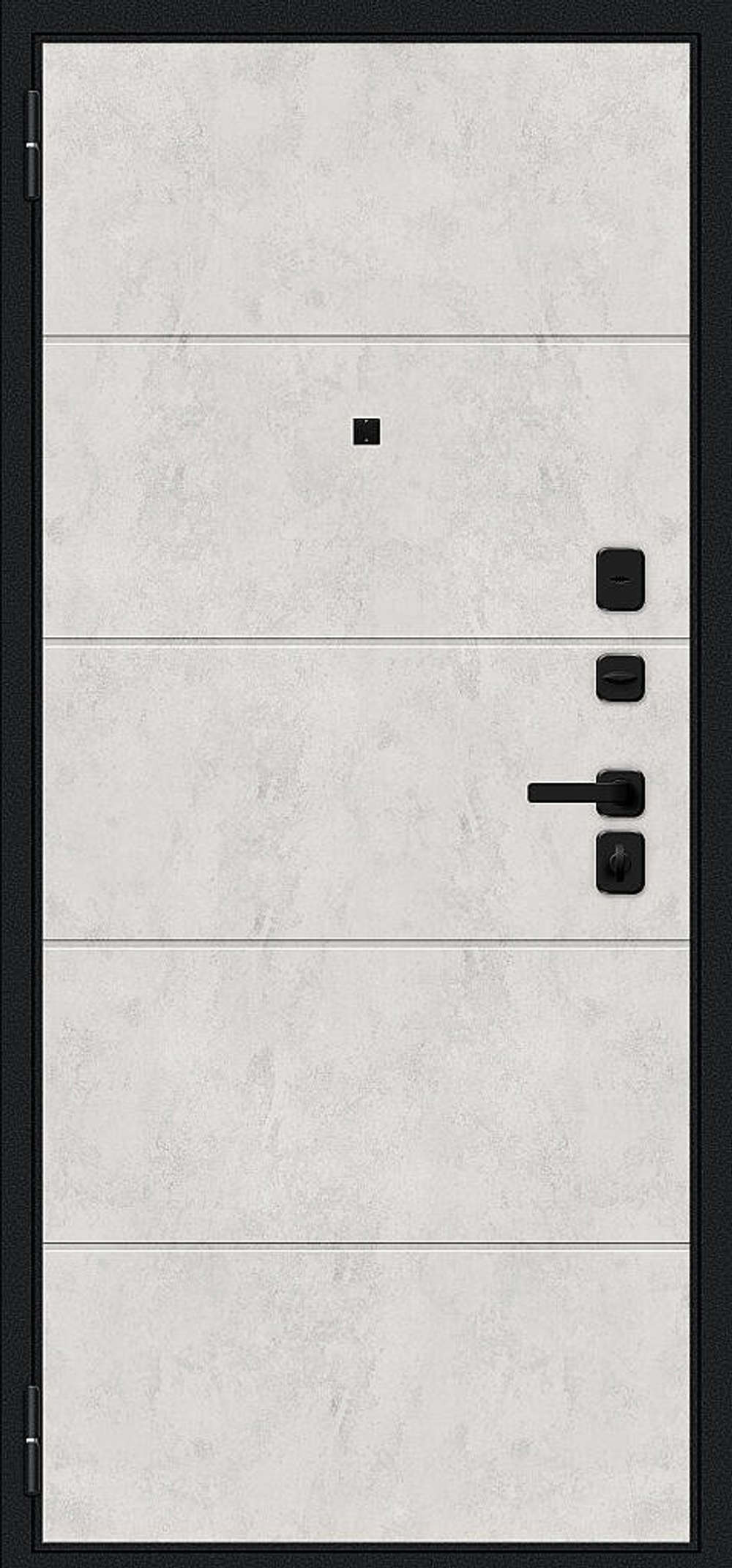 Граффити-1 Инсайд/SBlack Букле черное/Look Art 205*86 правое