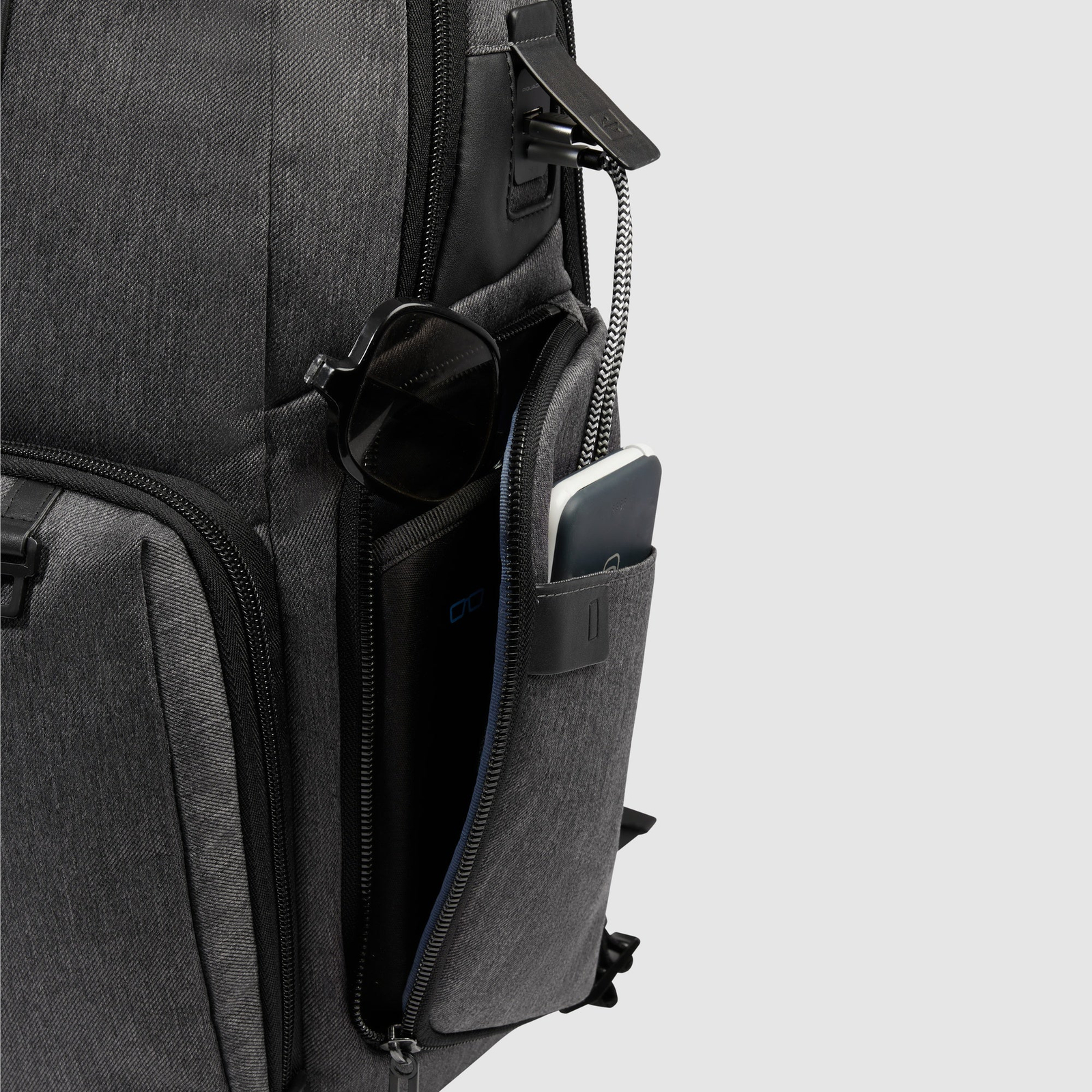 Рюкзак для ноутбука Piquadro BRIEF2 BagMotic/Grey-Nero