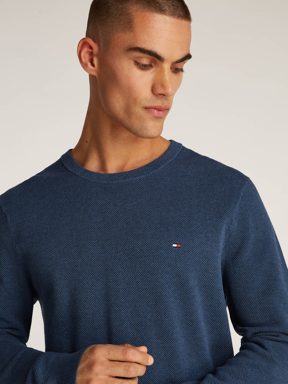 Свитер Tommy Hilfiger - голубой(MW0MW36347)