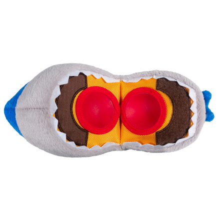 Gigwi TRICK'O'TREATS игрушка для собак акула для тритсов с пищалкой 30 см