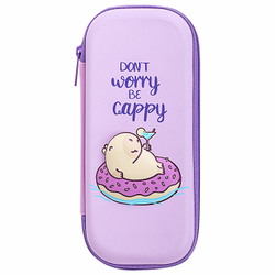 Пенал BRAUBERG, 1 отделение, 1 откидная планка, EVA, 22х10 см, Capybara, 272335