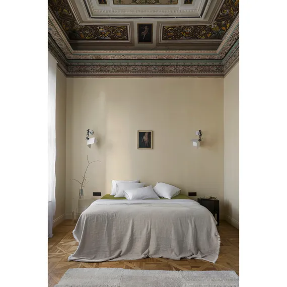 Комплект постельного белья из сатина из коллекции meditation, olive, 200х220 см