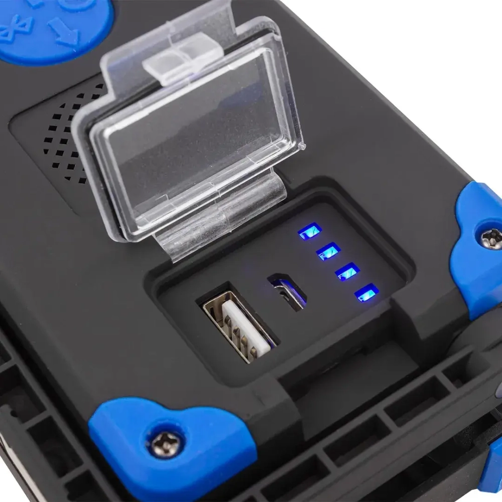 Фонарь светодиодный аккумуляторный (10Вт,700Лм,5 СОВх6500К,3 уровня яркости) FORCEKRAFT FK-EL2190