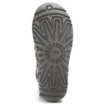 Угги Mini Bailey Button Bling Metallic Grey