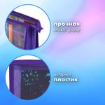 Папка для труда на молнии BRAUBERG А4, 2 отделения, органайзер, "Come together", 270977