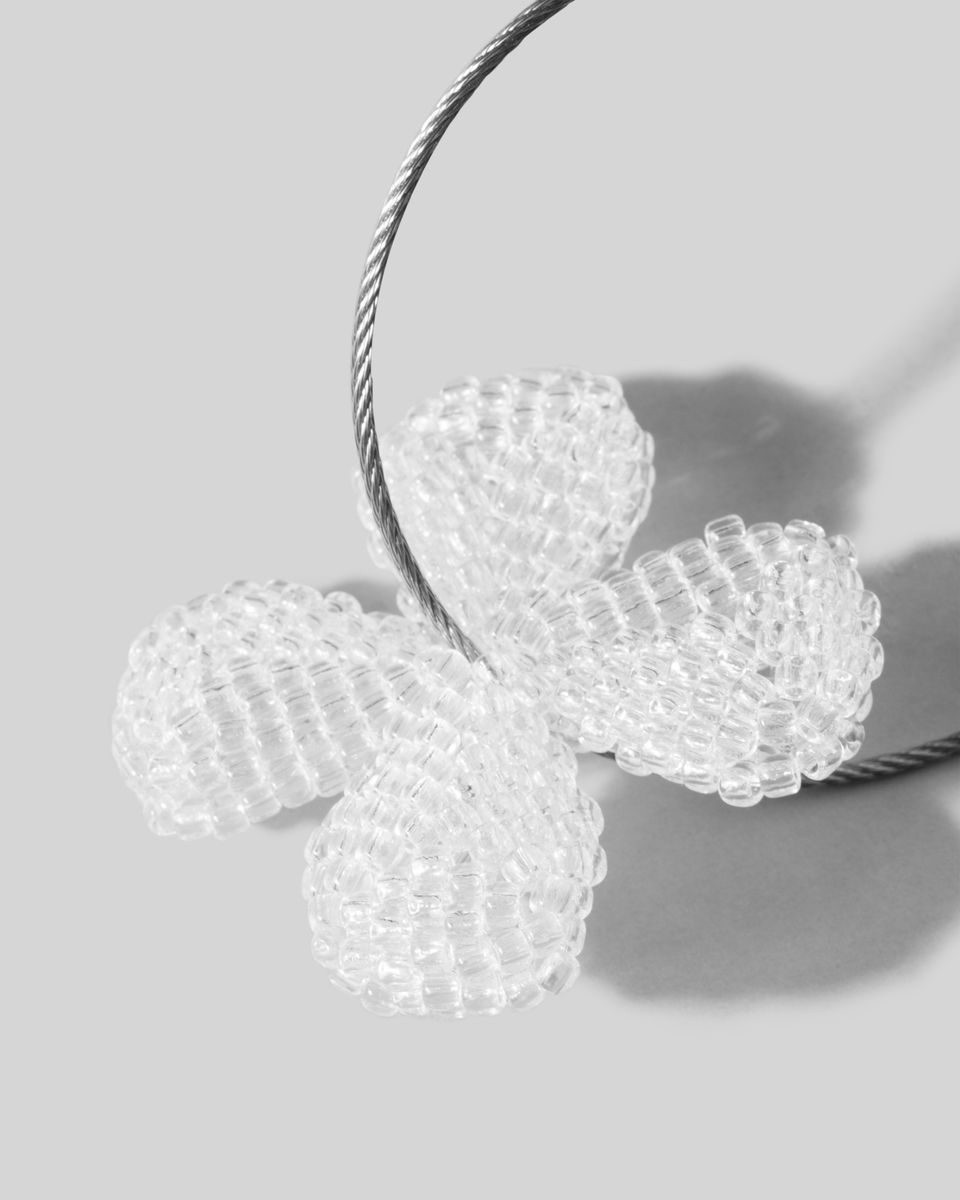Большой брелок Beaded Flower