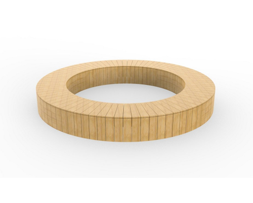 Скамейка Кольцо 124.01 (1 м.п.)