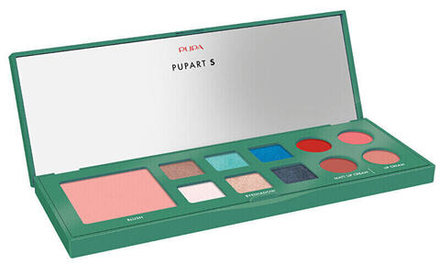 Pupart Small Green Face Palette (Palette) 11.4 g