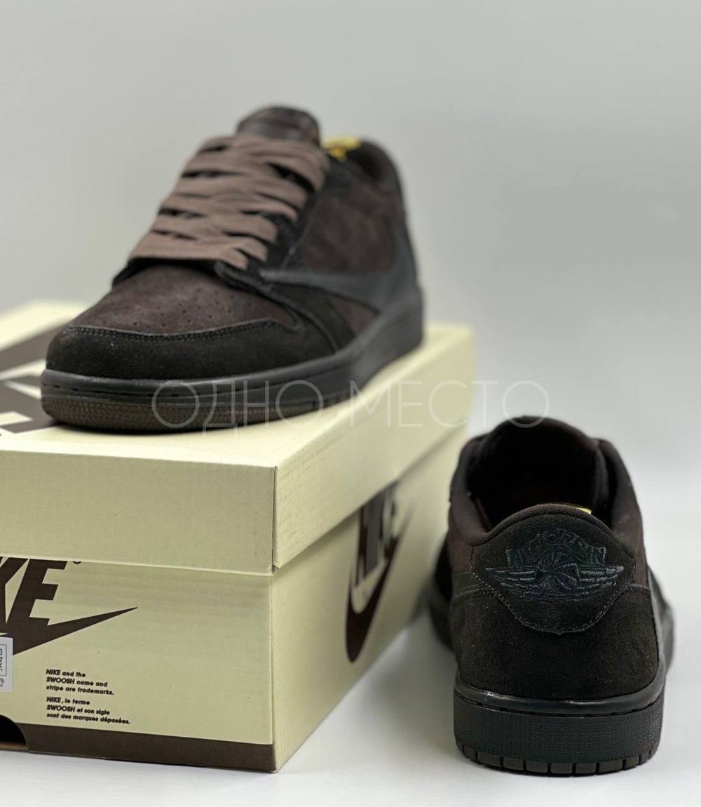 Travis Scott x Nike Air Jordan 1 Low OG Velvet Brown