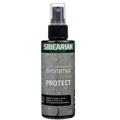 Водоотталкивающая пропитка универсальная SIBEARIAN Protect 150 мл.