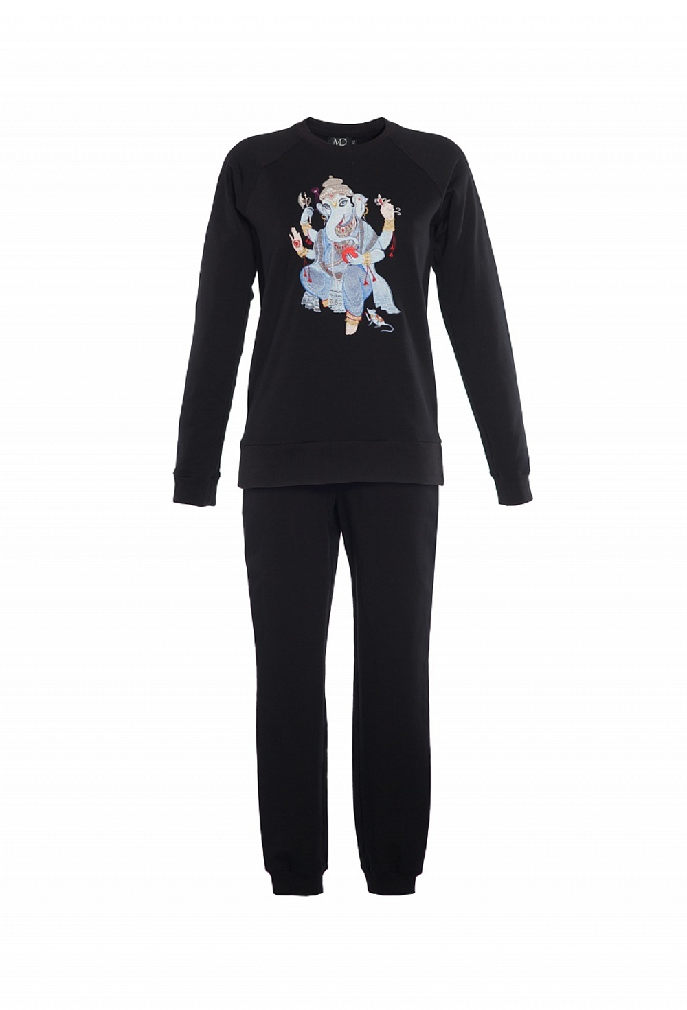 Спортивный костюм с вышивкой «Ганеша» 02-17FW