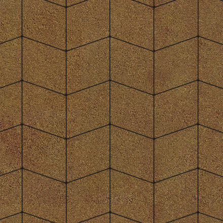 Тротуарная плитка РОМБ - Листопад гранит Сахара