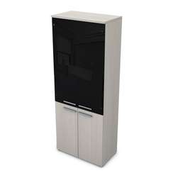 9Ш.005.26 Шкаф высокий со стеклом (800*450*2045)