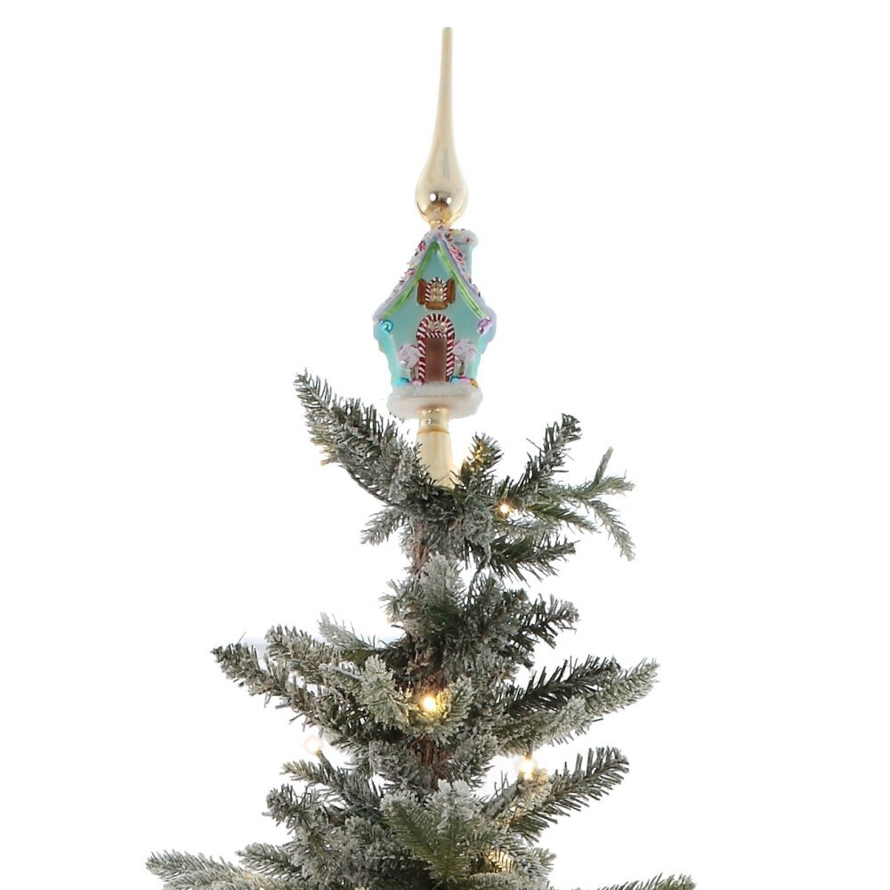 Елка искусственная "Муза" с подсветкой, L81 W81 H167/182 см, 582 ветки, 100 LEDламп, работает от сет