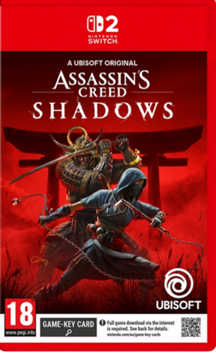 Assassins Creed Shadows (ключ-карта для Nintendo Switch 2, интерфейс и субтитры на русском языке)