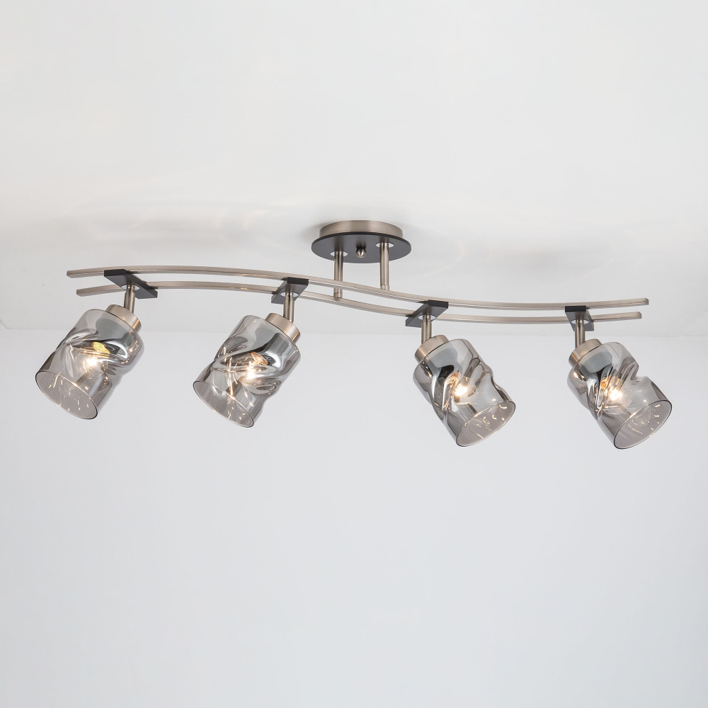 Citilux Мерида CL142145 Люстра с поворотными плафонами Матовый Хром