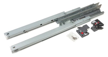 Направляющие скрыт.монтажа с довод. 500мм(10) ХД