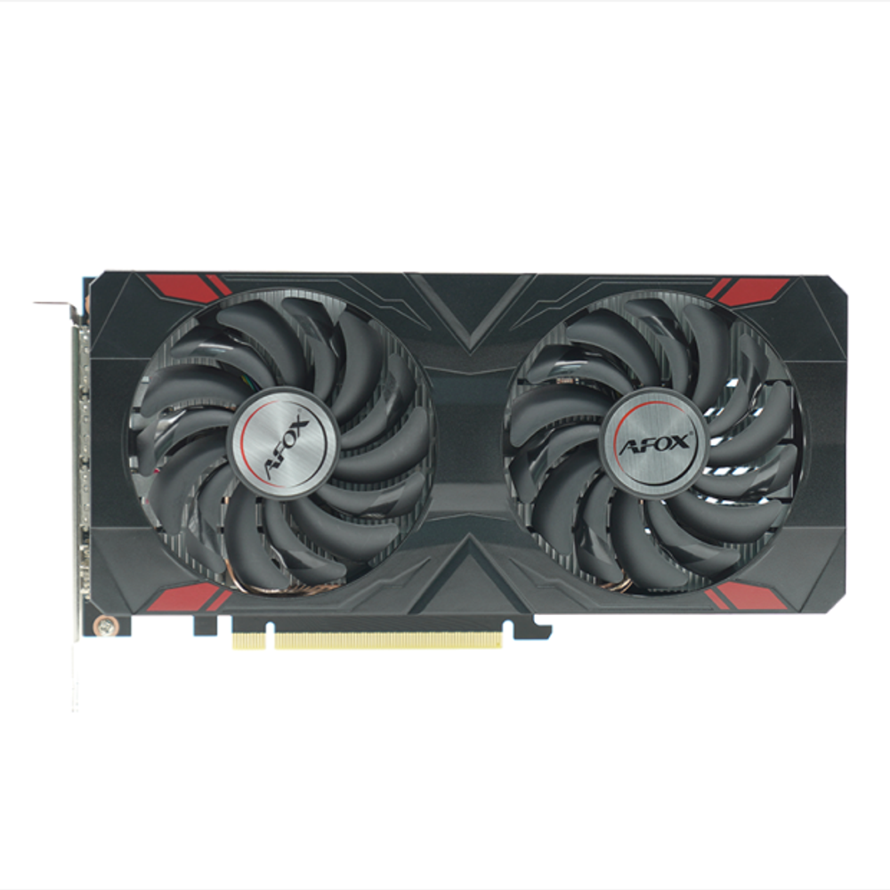Видеокарта AFOX NVIDIA GeForce RTX3050, 8Гб GDDR6, 128 бит, Retail, PCIe4.0, 2xFAN, 2-SLOT, 90Вт, HDMI, 3xDP (AF3050-8GD6H4-V4)