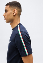 EA7 Emporio Armani ITALIAN SPIRIT - Футболка с принтом - Синий