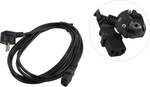 Cablexpert &lt;PC-186-VDE-3M&gt; Кабель компьютер - розетка 220V 3м Европейский стандарт, Г-образный