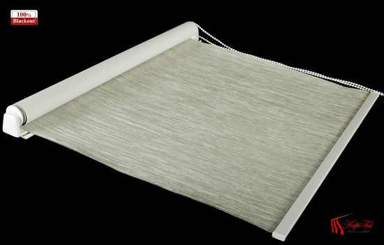 Рулонная штора Parma Блэкаут (светло-серый)